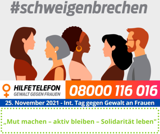 25. November 2021-Internationaler Tag gegen Gewalt an Frauen