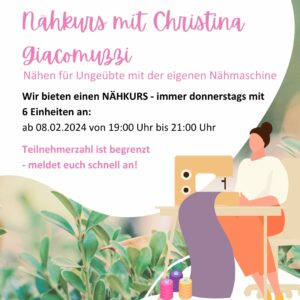 Nähkurs mit Christina Giacomuzzi