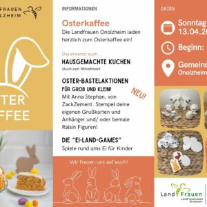 OSTERKAFFEE MIT AKTIONEN FÜR GROSS UND KLEIN