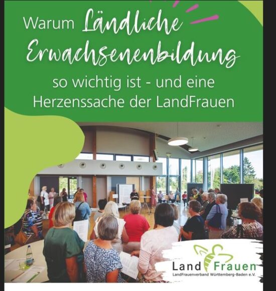Ländliche Erwachsenenbildung- Bildung verbindet!