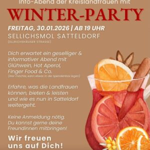 Rückblick Winterparty bei den LandFrauen Satteldorf