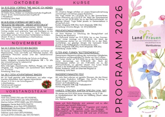 Programm 2026 Marktlustenau