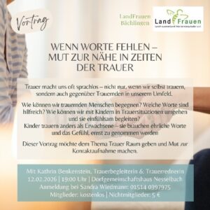 Herzliche Einladung zum Vortrag