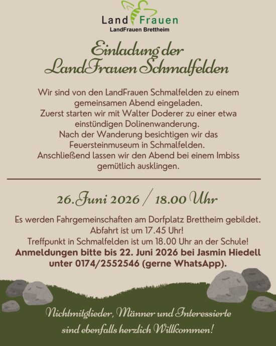 Flyer Einladung LF Schmalfelden
