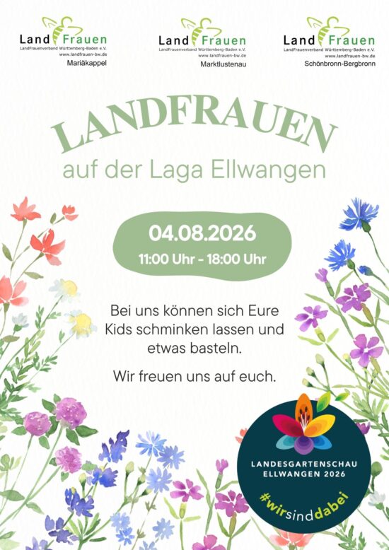 Die Kreßberger LandFrauen-Vereine auf der Laga in Ellwangen
