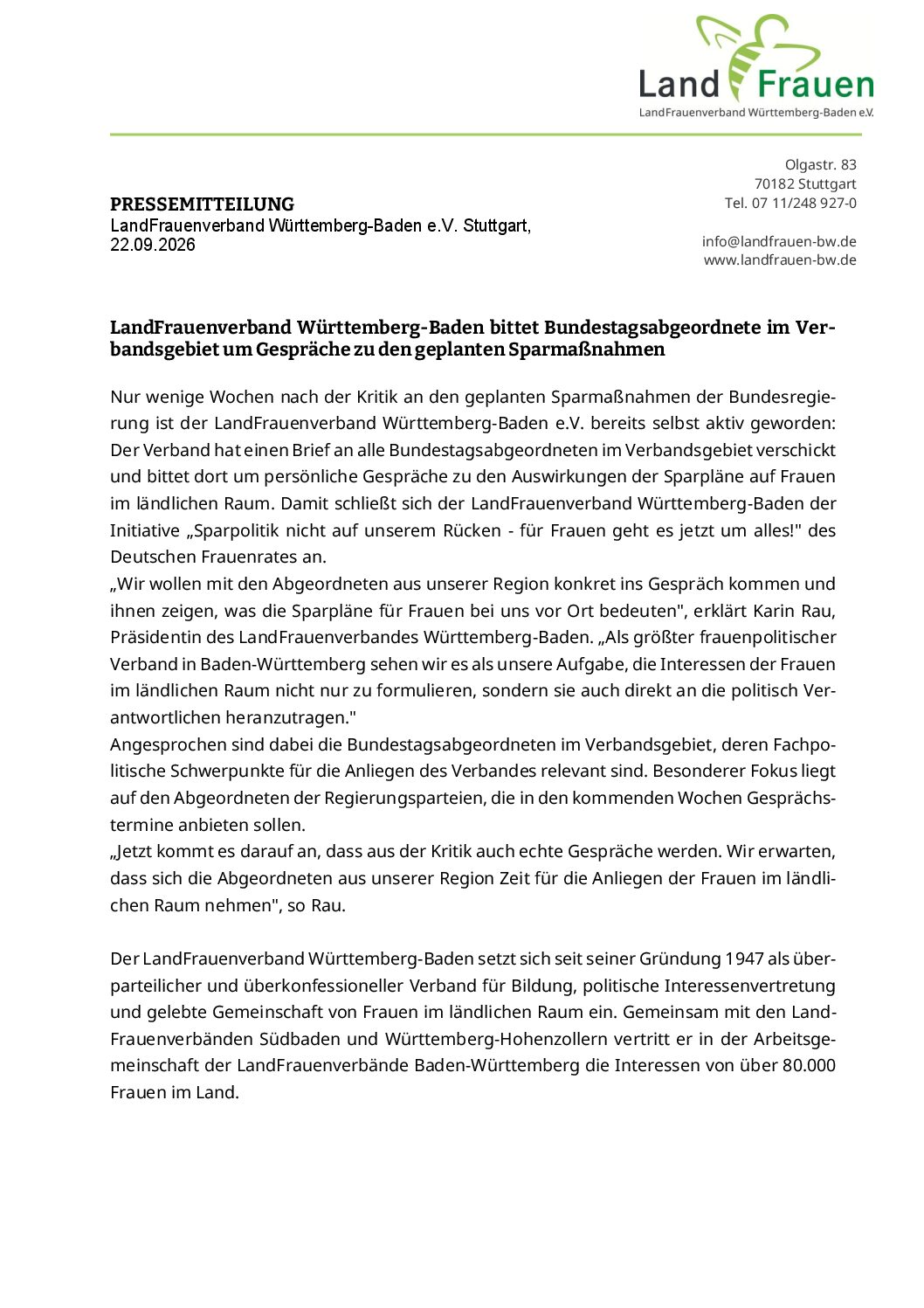 Pressemitteilung